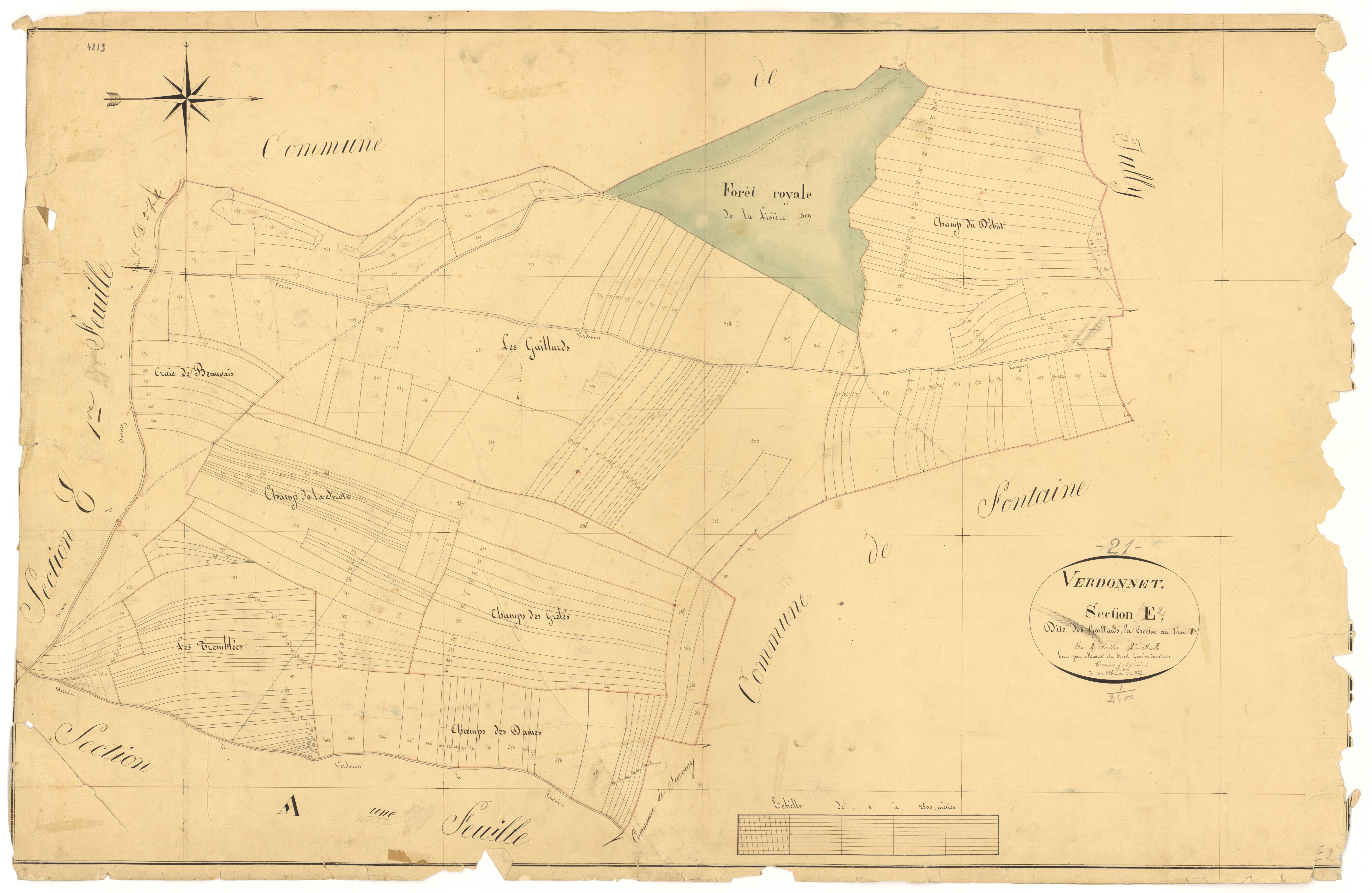 Verdonnet - Section E2 - 3 P PLAN 664/12