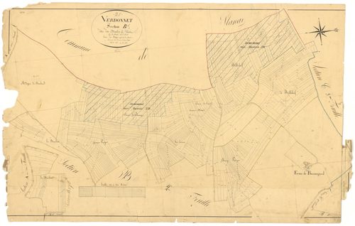 Verdonnet - Section B1 - 3 P PLAN 664/3