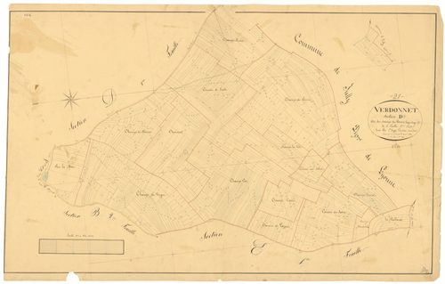 Verdonnet - Section D2 - 3 P PLAN 664/9