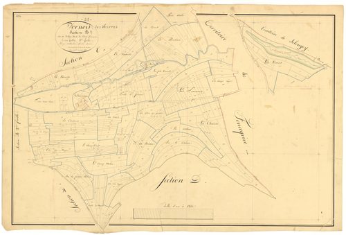 Vernois-lès-Vesvres - Section B3 - 3 P PLAN 666/5