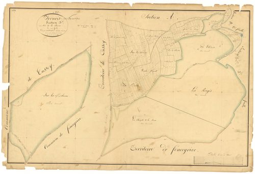 Vernois-lès-Vesvres - Section D - 3 P PLAN 666/7