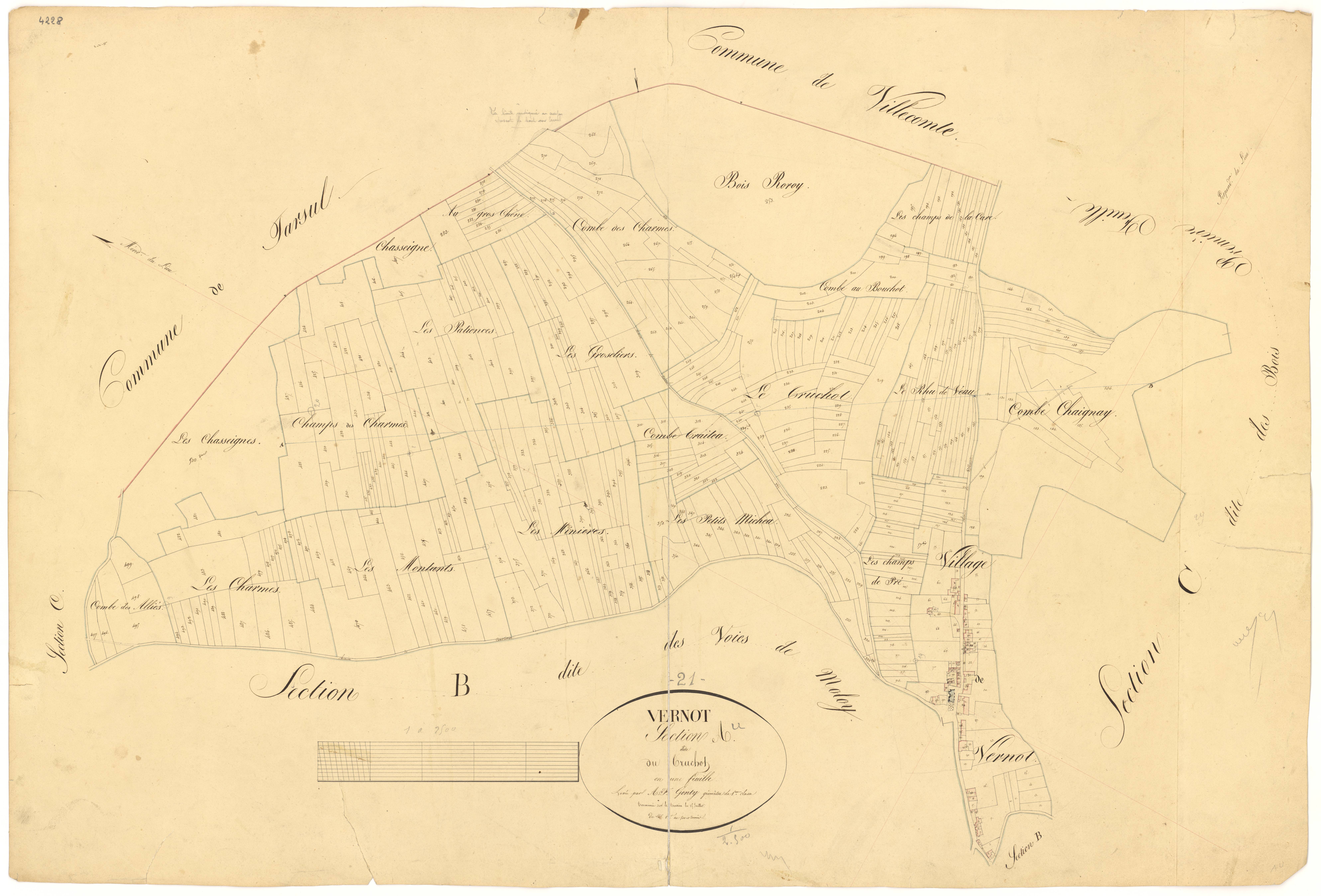 Vernot - Section A - 3 P PLAN 667/2