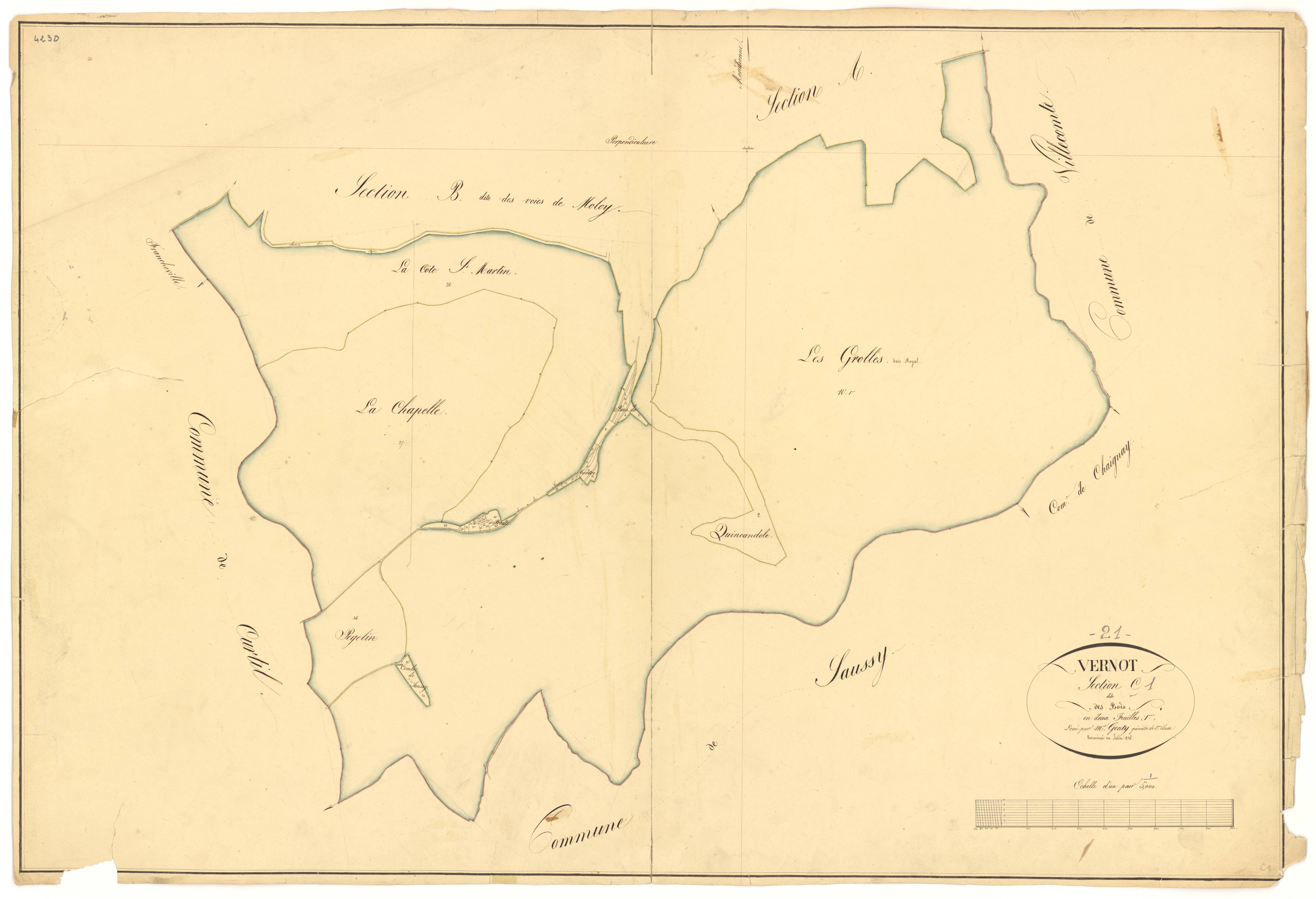 Vernot - Section C1 - 3 P PLAN 667/4