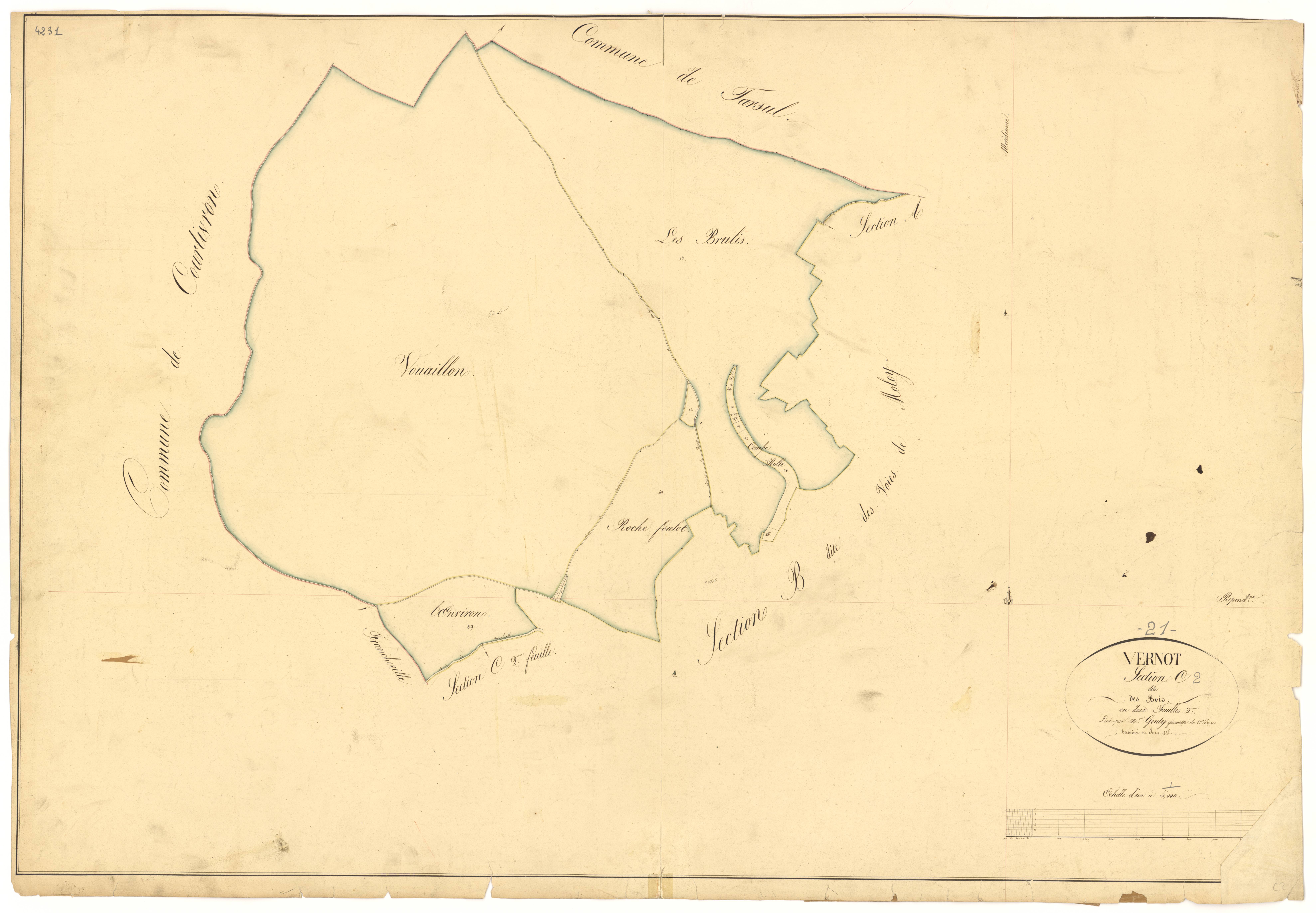 Vernot - Section C2 - 3 P PLAN 667/5