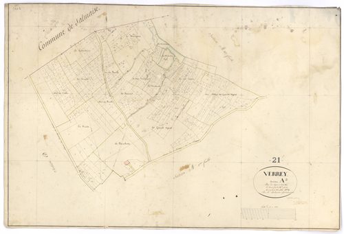 Verrey-sous-Salmaise - Section A2 - 3 P PLAN 671/3