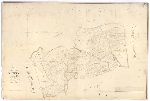 Verrey-sous-Salmaise - Section C1 - 3 P PLAN 671/6