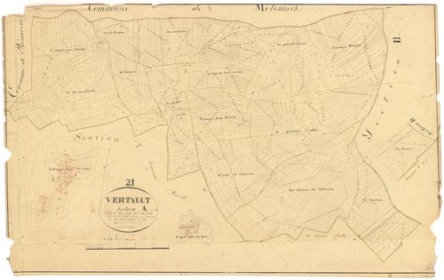 Vertault - Section A - 3 P PLAN 672/2