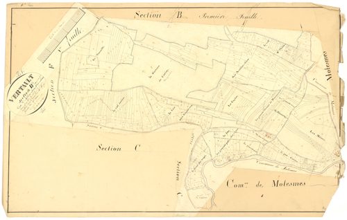 Vertault - Section B2 - 3 P PLAN 672/4