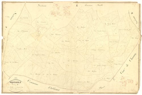 Vertault - Section E1 - 3 P PLAN 672/7