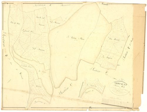 Vertault - Section E2 - 3 P PLAN 672/8