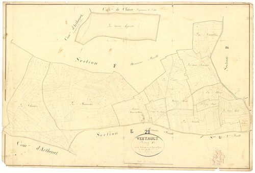 Vertault - Section F1 - 3 P PLAN 672/9