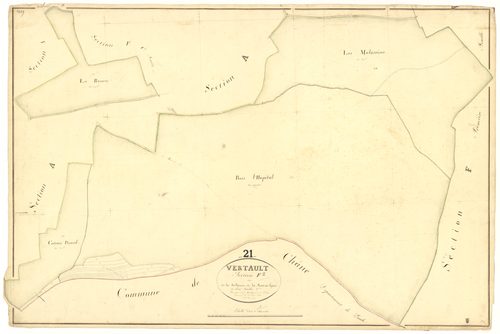 Vertault - Section F2 - 3 P PLAN 672/10