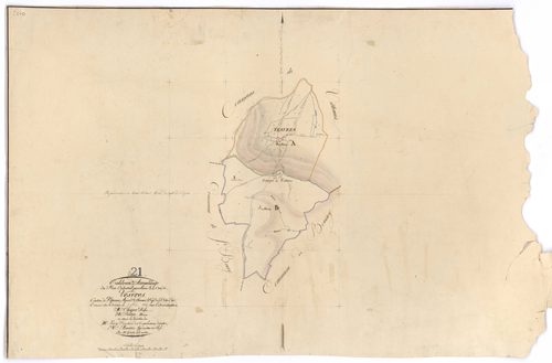 Vesvres - Tableau d'assemblage - 3 P PLAN 673/1