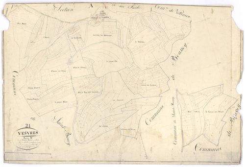 Vesvres - Section B - 3 P PLAN 673/3