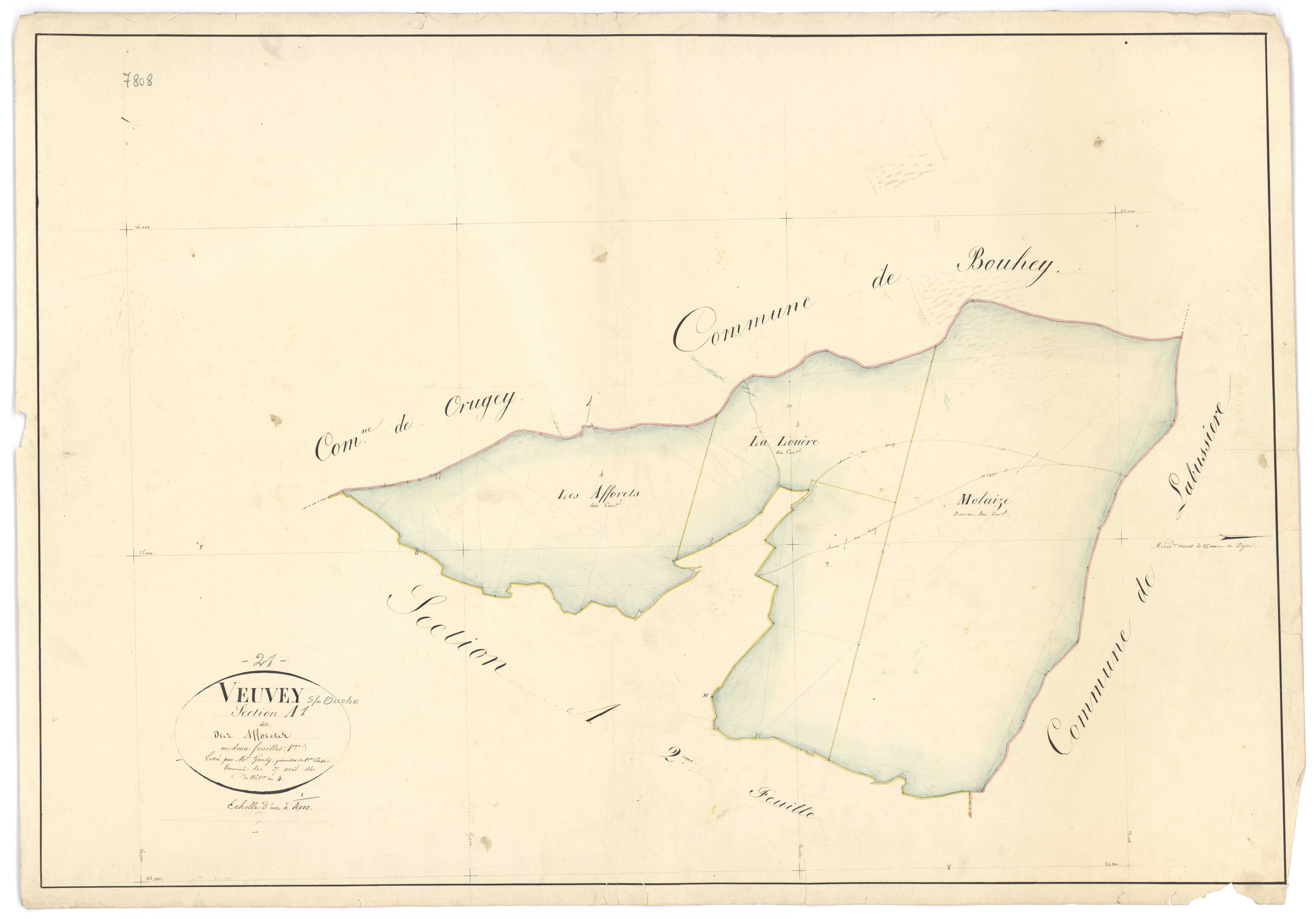 Veuvey-sur-Ouche - Section A1 - 3 P PLAN 674/2