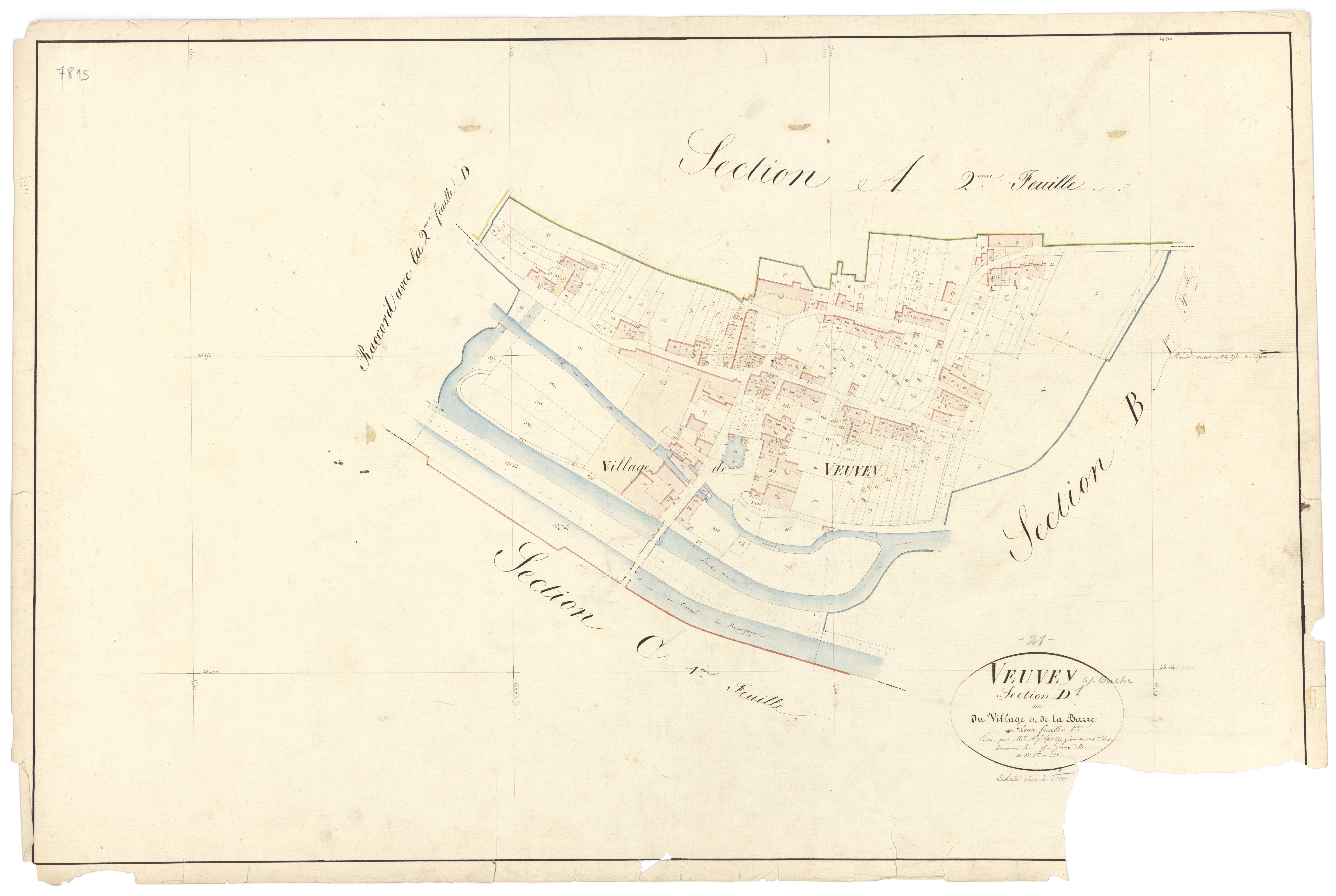 Veuvey-sur-Ouche - Section D1 - 3 P PLAN 674/9