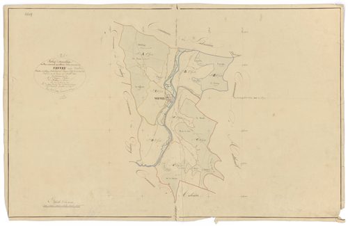 Veuvey-sur-Ouche - Tableau d'assemblage - 3 P PLAN 674/1