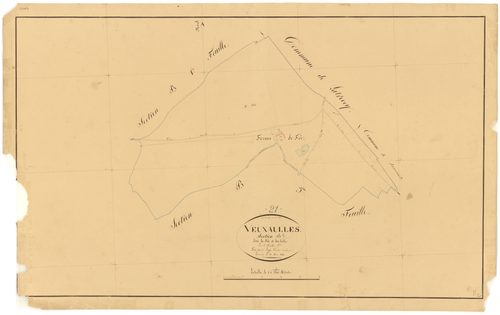 Veuxhaulles-sur-Aube - Section B2 - 3 P PLAN 675/5