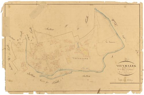 Veuxhaulles-sur-Aube - Section C1 - 3 P PLAN 675/7