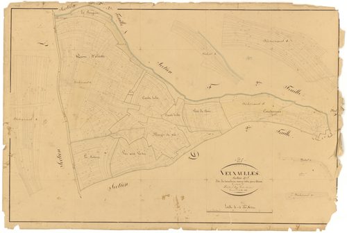 Veuxhaulles-sur-Aube - Section D1 - 3 P PLAN 675/9