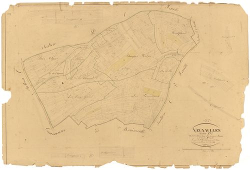 Veuxhaulles-sur-Aube - Section D2 - 3 P PLAN 675/10