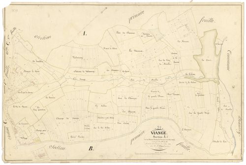 Vianges - Section A2 - 3 P PLAN 676/3