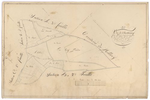 Vic-de-Chassenay - Section B1 - 3 P PLAN 677/5