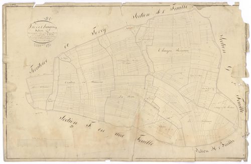 Vic-de-Chassenay - Section G1 - 3 P PLAN 677/16