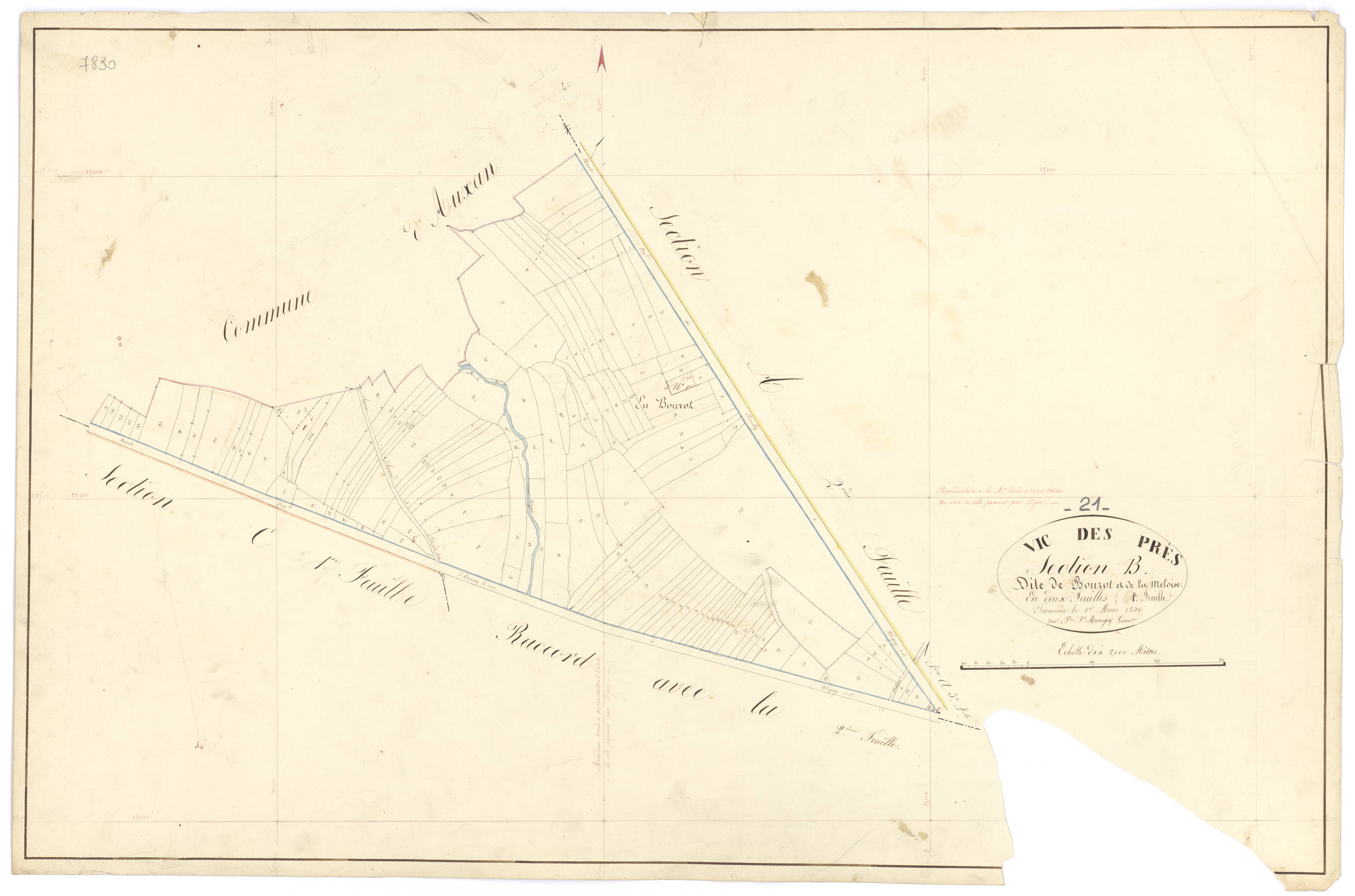 Vic-des-Prés - Section B1 - 3 P PLAN 678/7