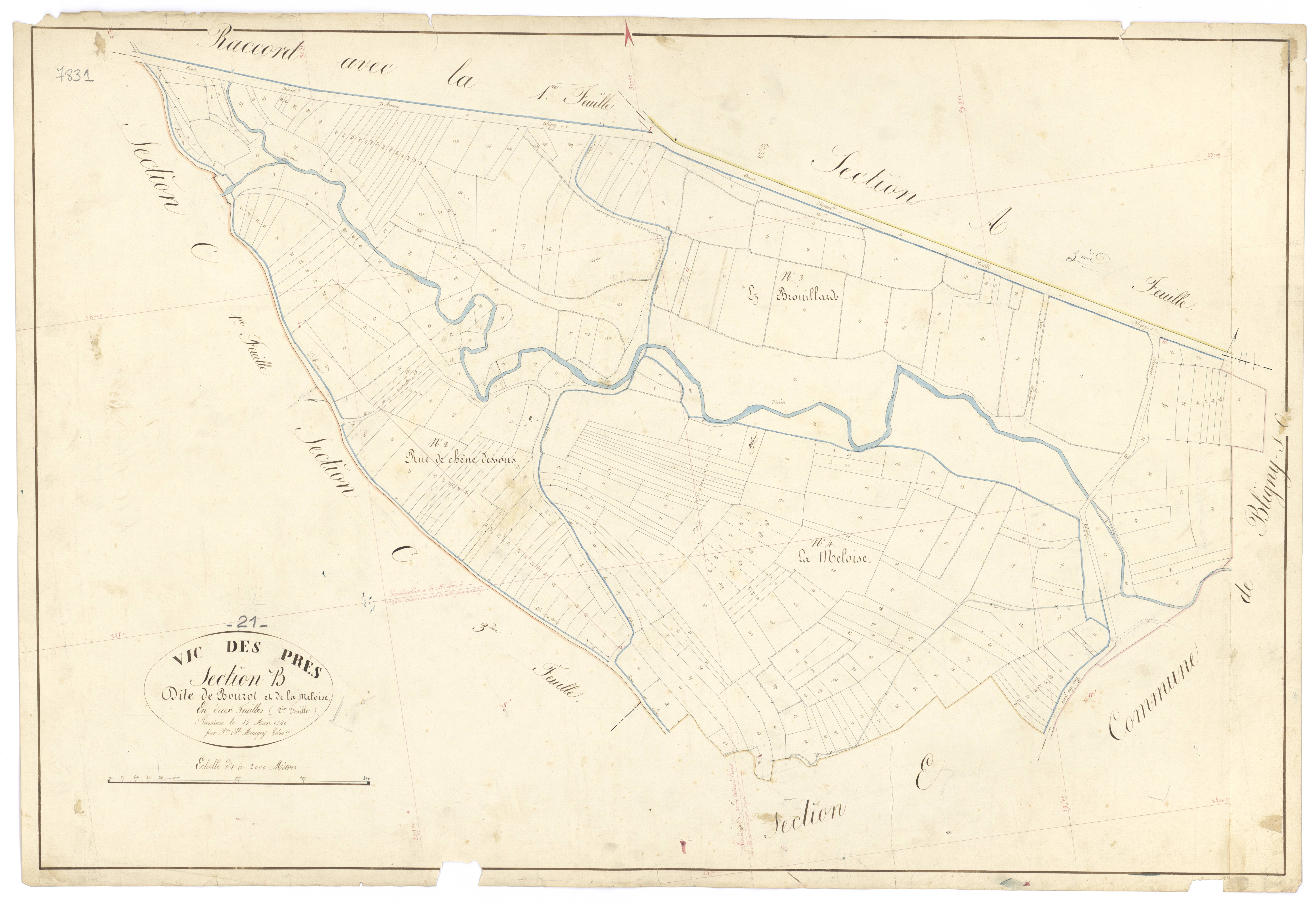 Vic-des-Prés - Section B2 - 3 P PLAN 678/8