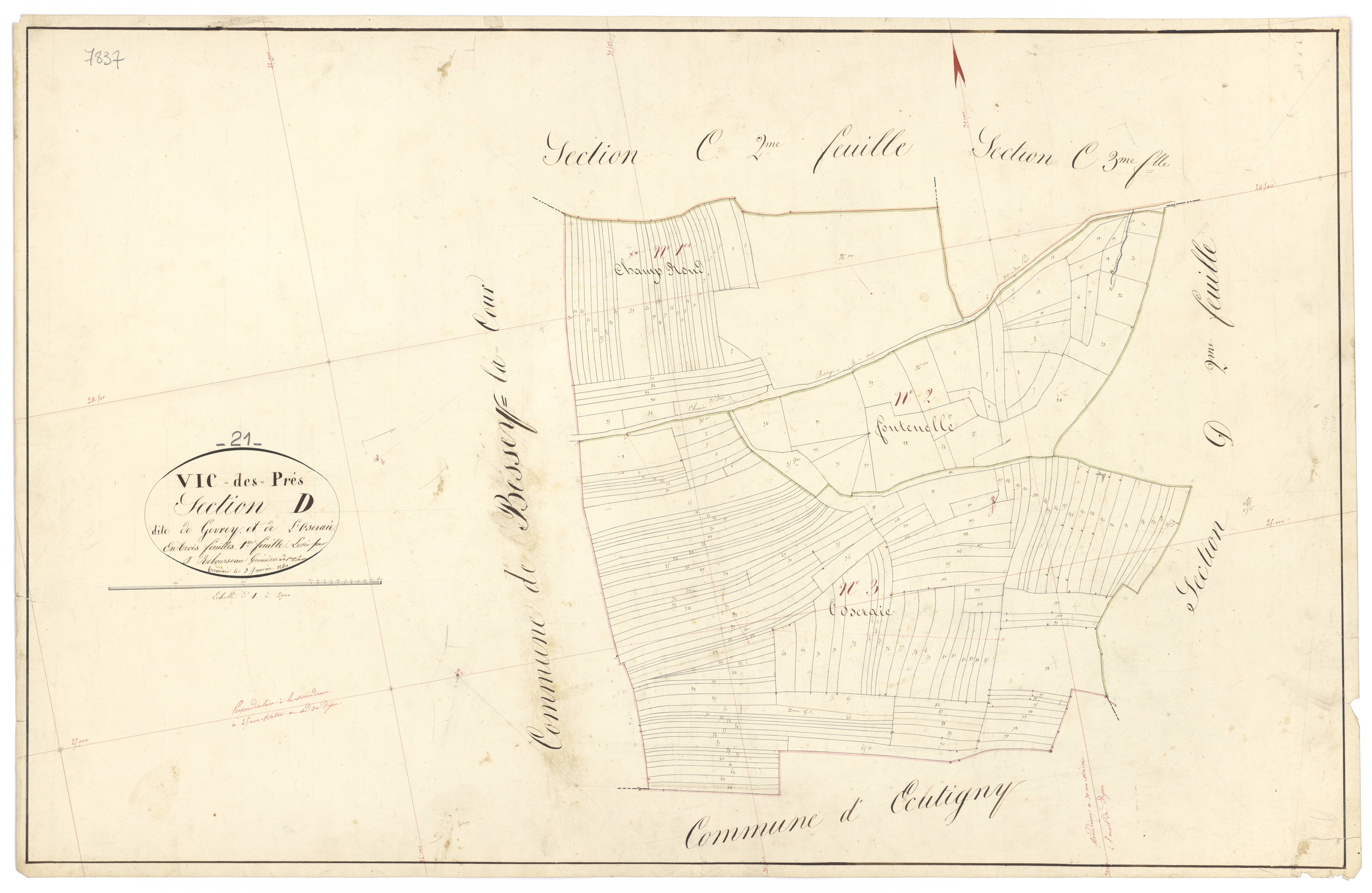 Vic-des-Prés - Section D1 - 3 P PLAN 678/14