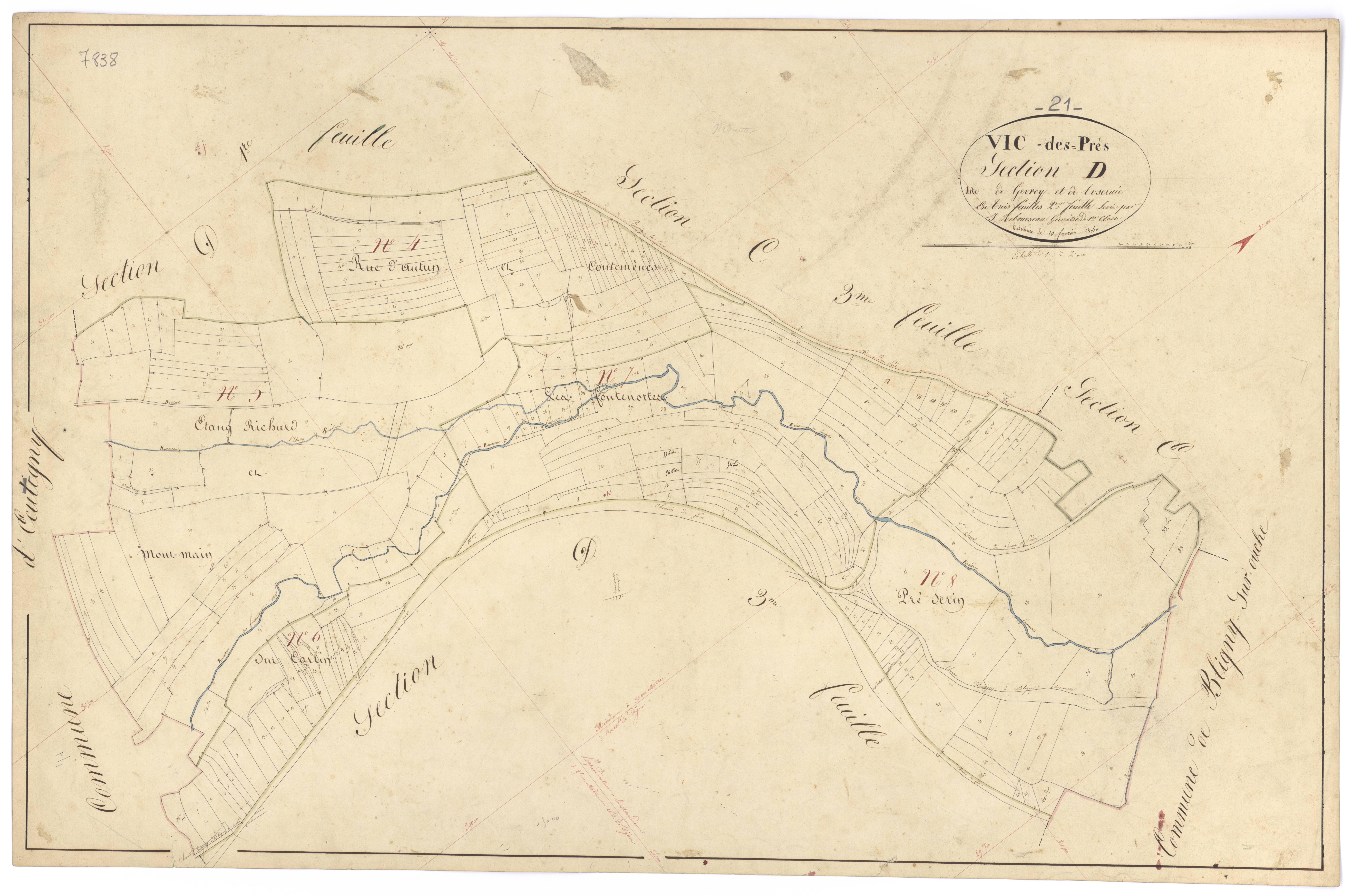 Vic-des-Prés - Section D2 - 3 P PLAN 678/15