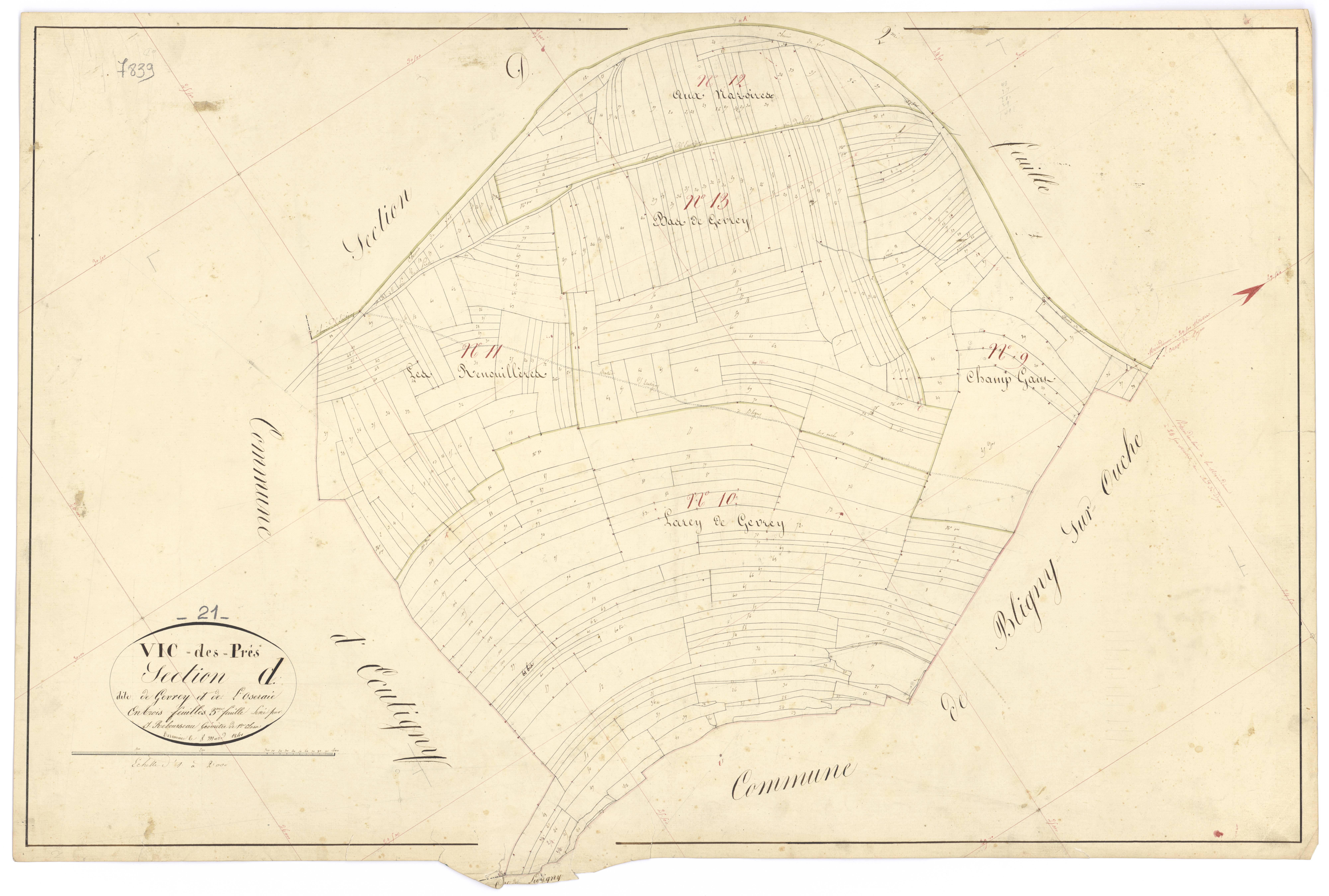 Vic-des-Prés - Section D3 - 3 P PLAN 678/16