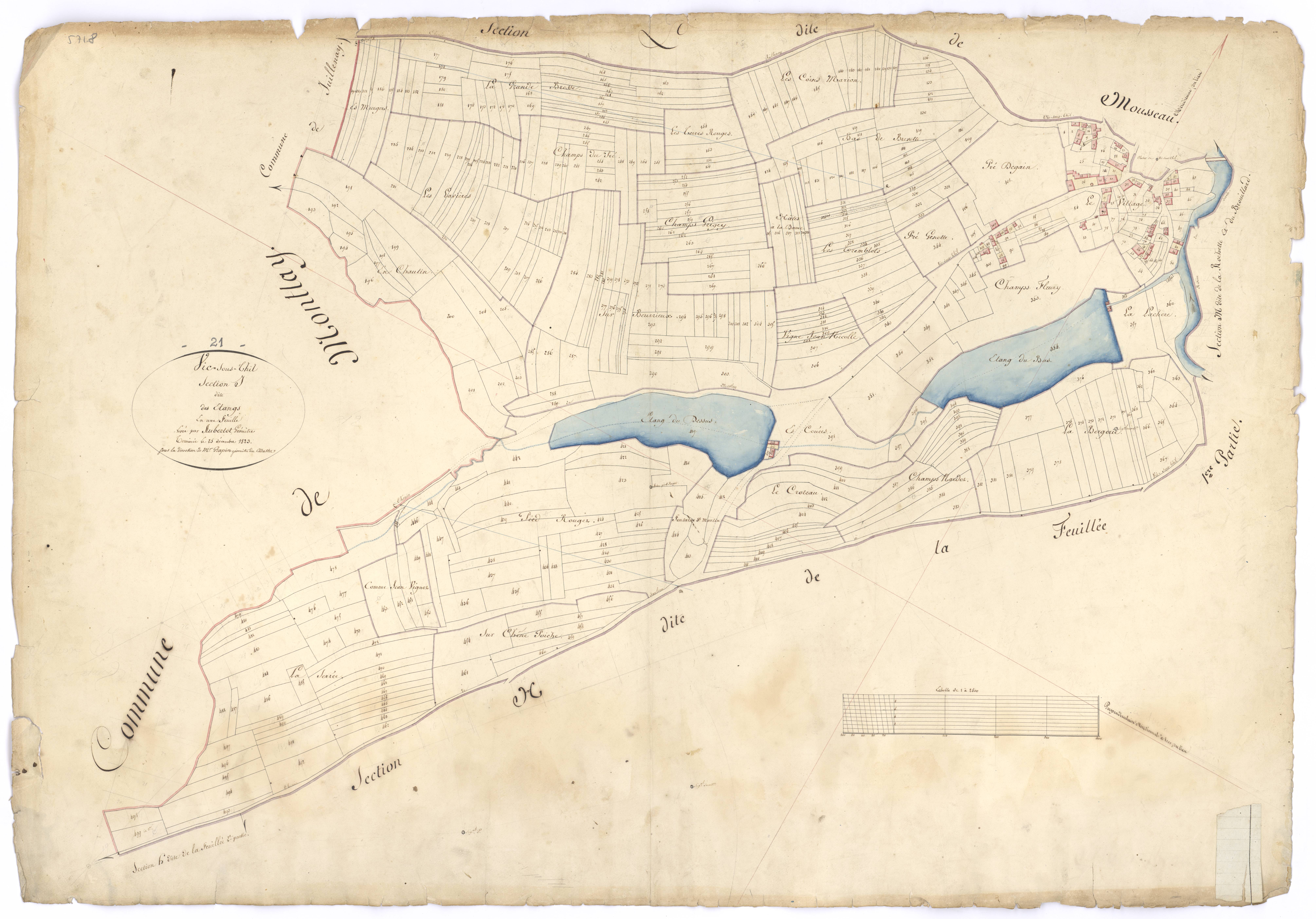 Vic-sous-Thil - Section I - 3 P PLAN 679/13