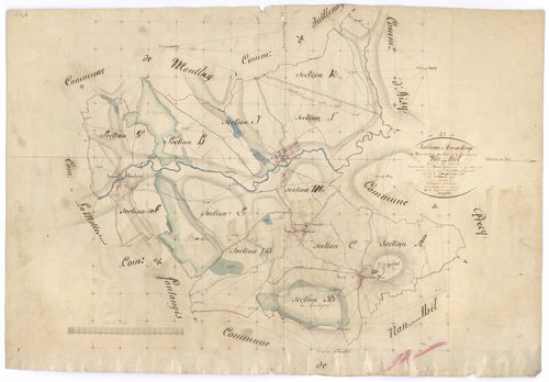 Vic-sous-Thil - Tableau d'assemblage - 3 P PLAN 679/1
