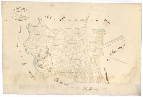 Vic-sous-Thil - Section F - 3 P PLAN 679/9