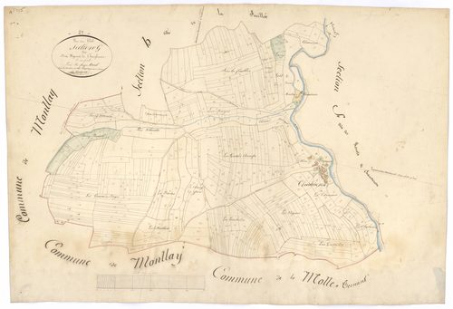 Vic-sous-Thil - Section G - 3 P PLAN 679/10