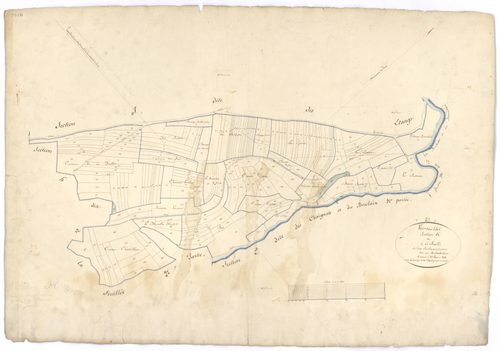 Vic-sous-Thil - Section H1 - 3 P PLAN 679/11