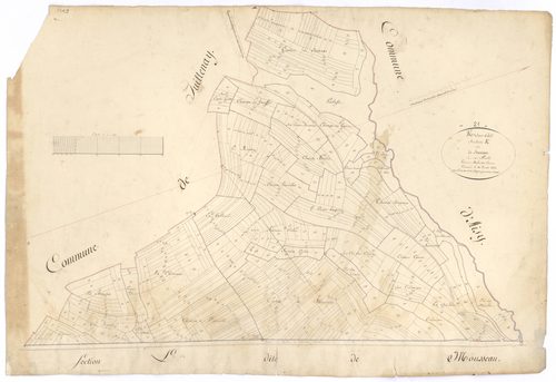 Vic-sous-Thil - Section K - 3 P PLAN 679/14