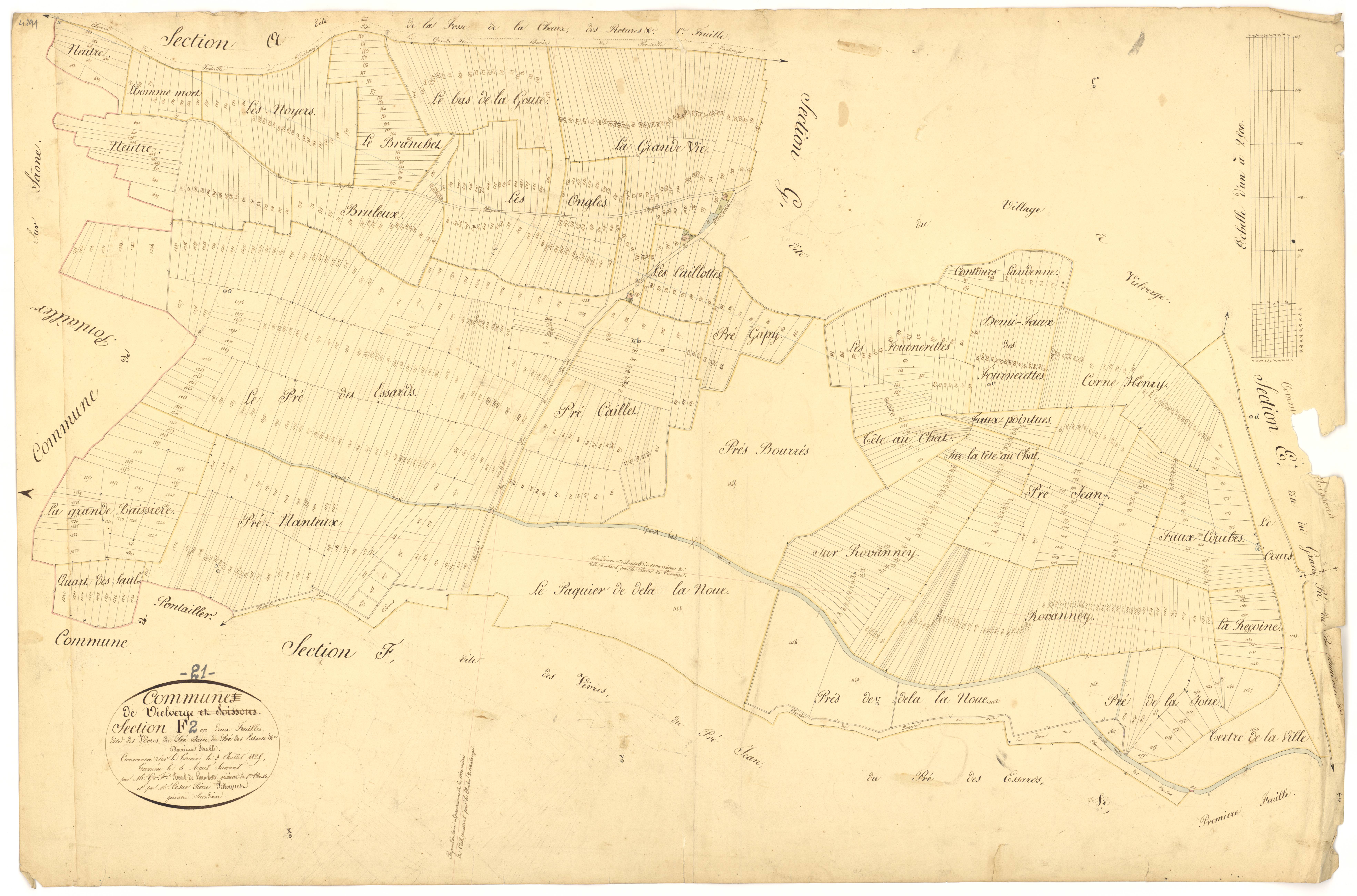 Vielverge - Section F2 - 3 P PLAN 680/8