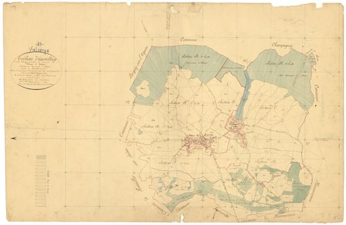 Vielverge - Tableau d'assemblage - 3 P PLAN 680/1