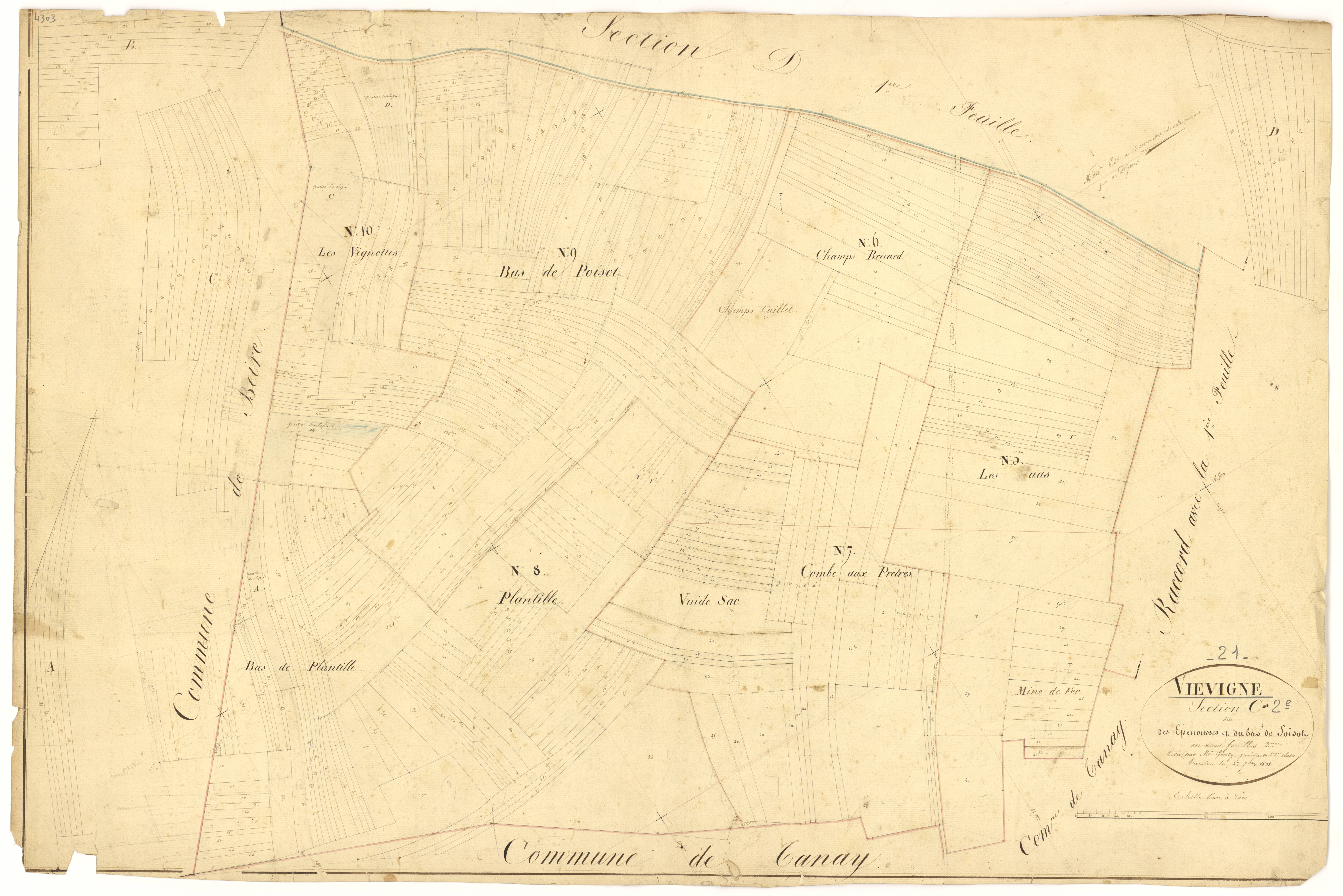 Viévigne - Section C2 - 3 P PLAN 682/10