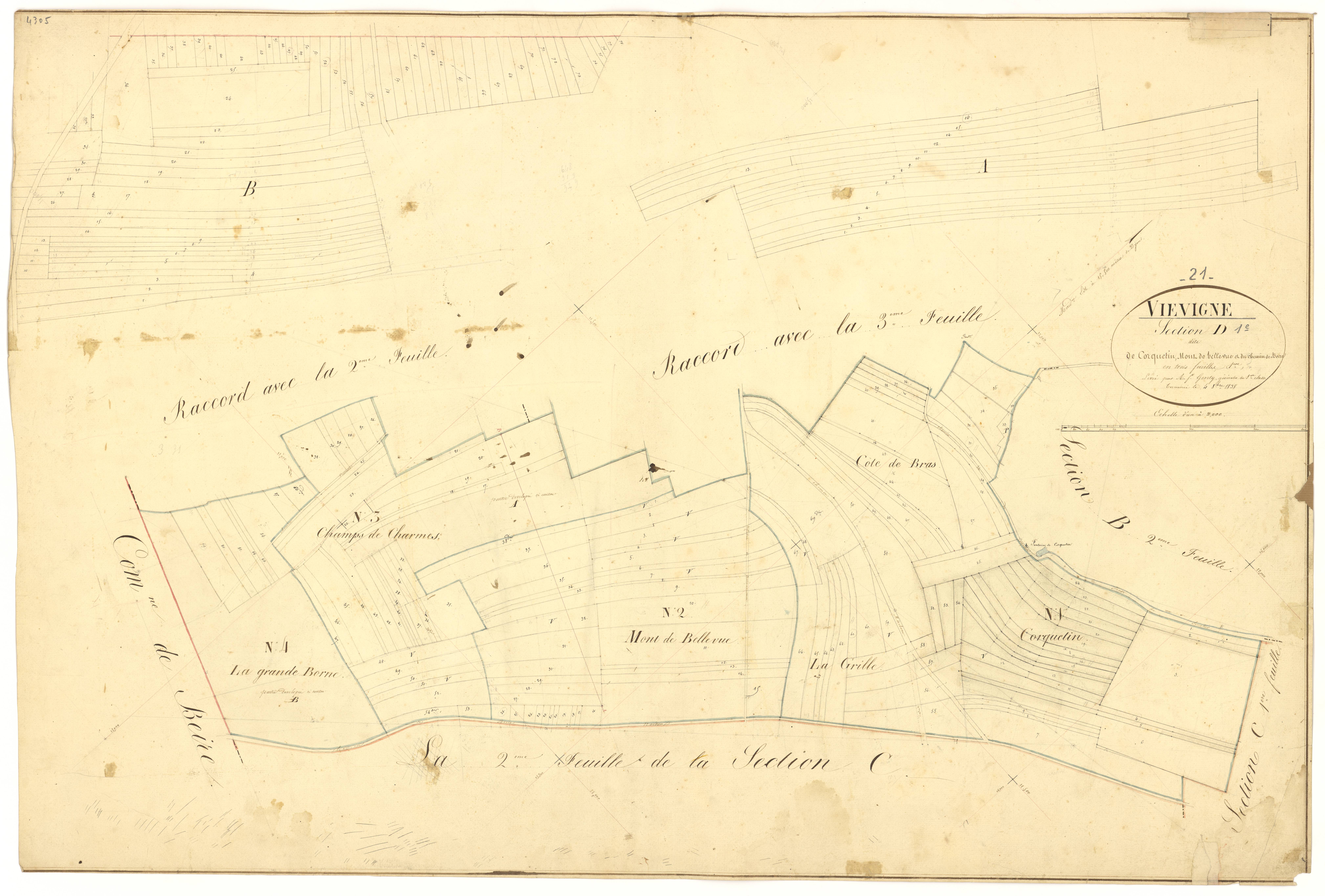 Viévigne - Section D1 - 3 P PLAN 682/12