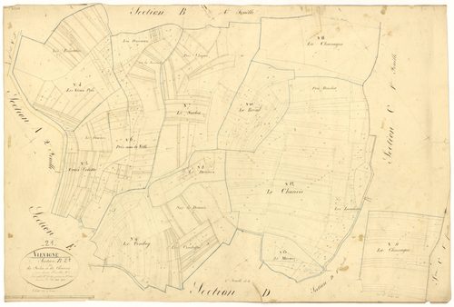 Viévigne - Section B2 - 3 P PLAN 682/7