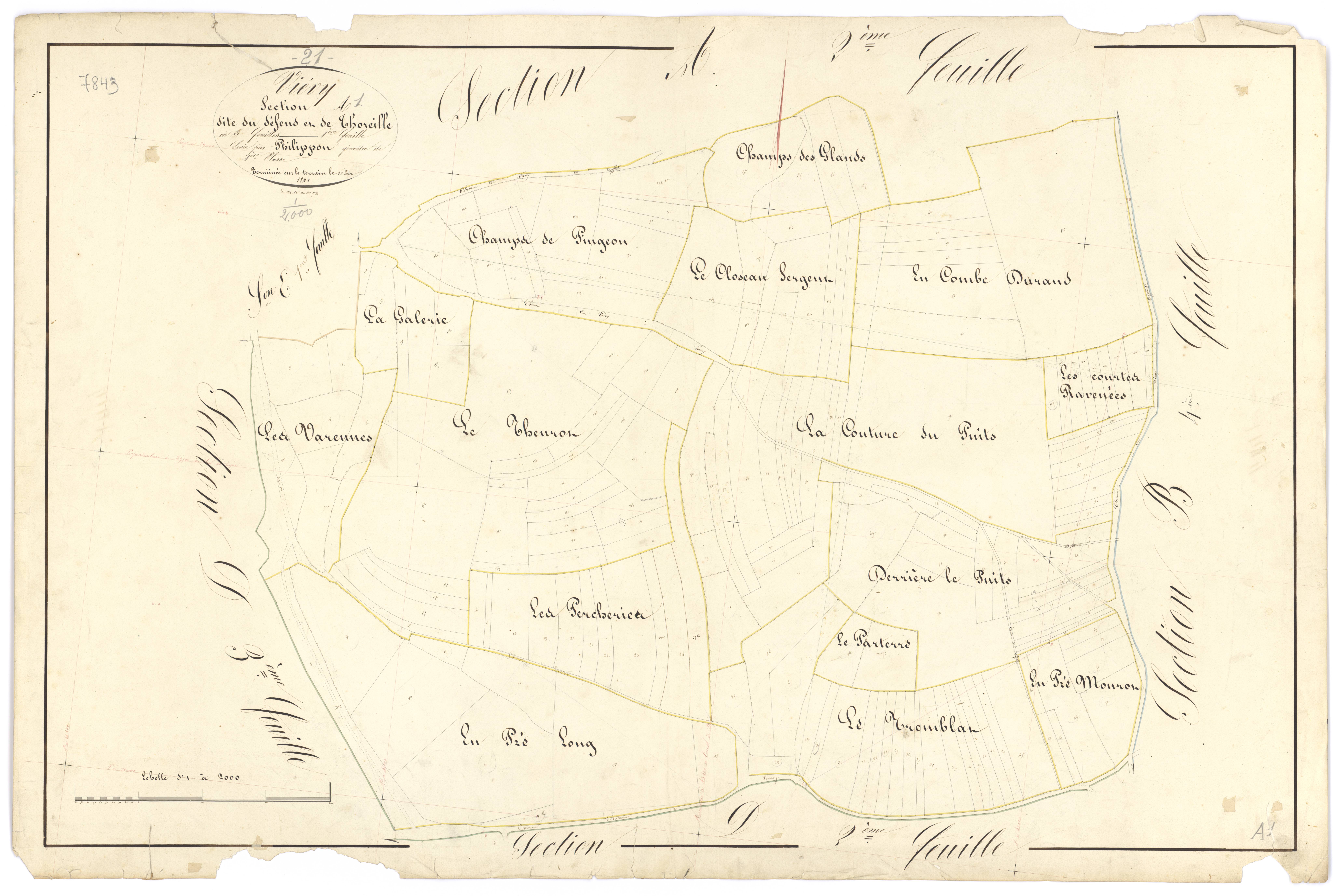 Viévy - Section A1 - 3 P PLAN 683/2