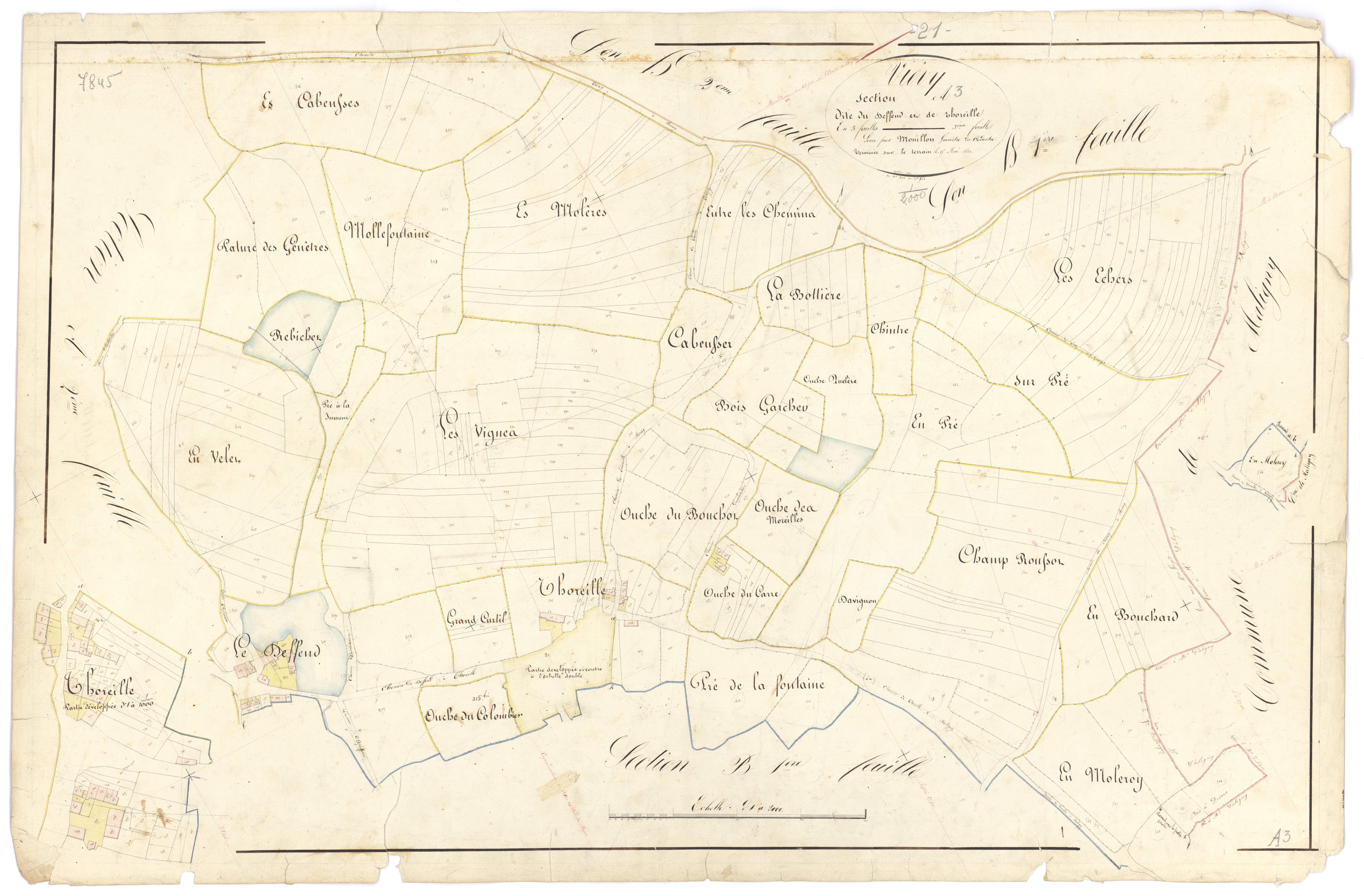 Viévy - Section A3 - 3 P PLAN 683/4