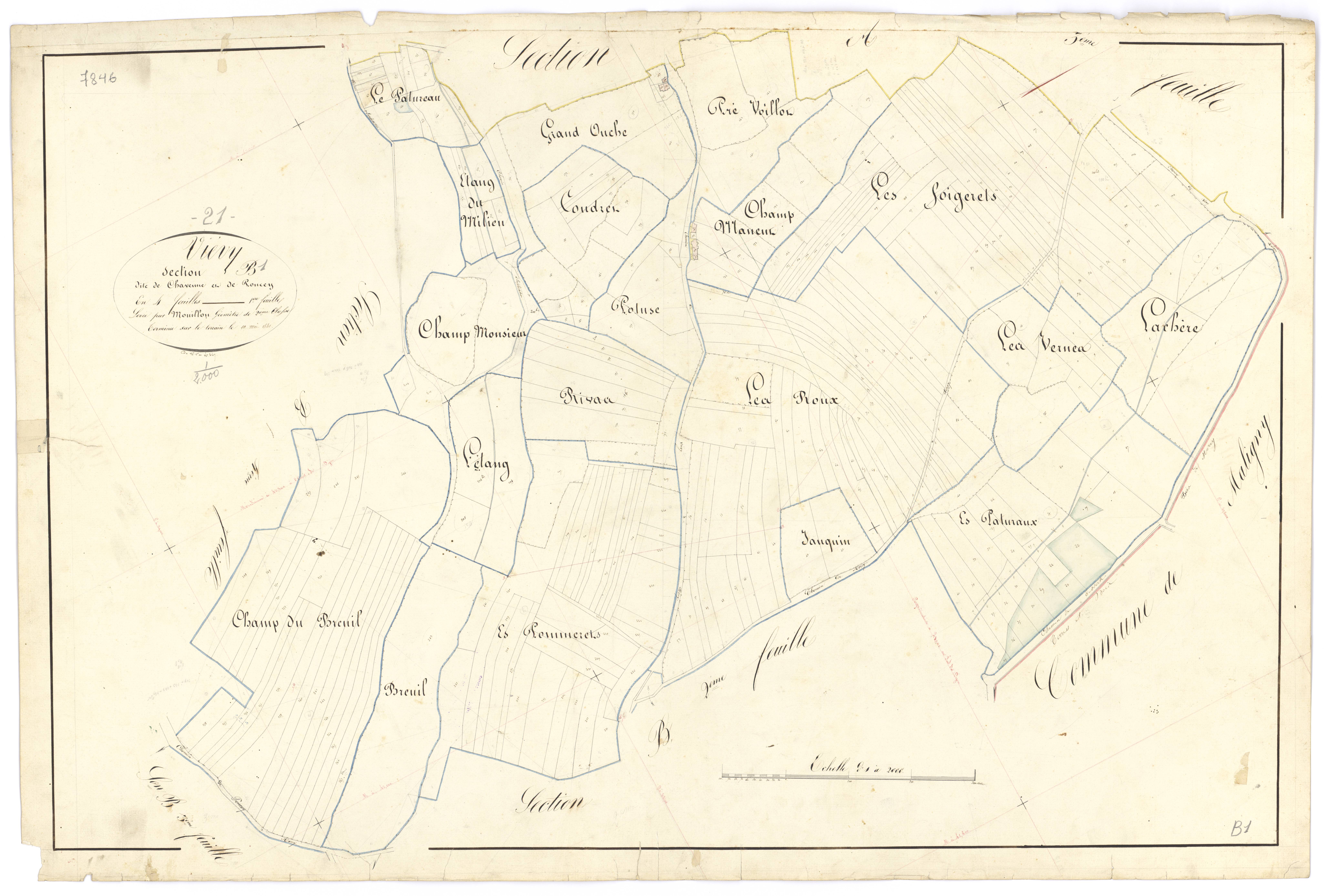 Viévy - Section B1 - 3 P PLAN 683/5