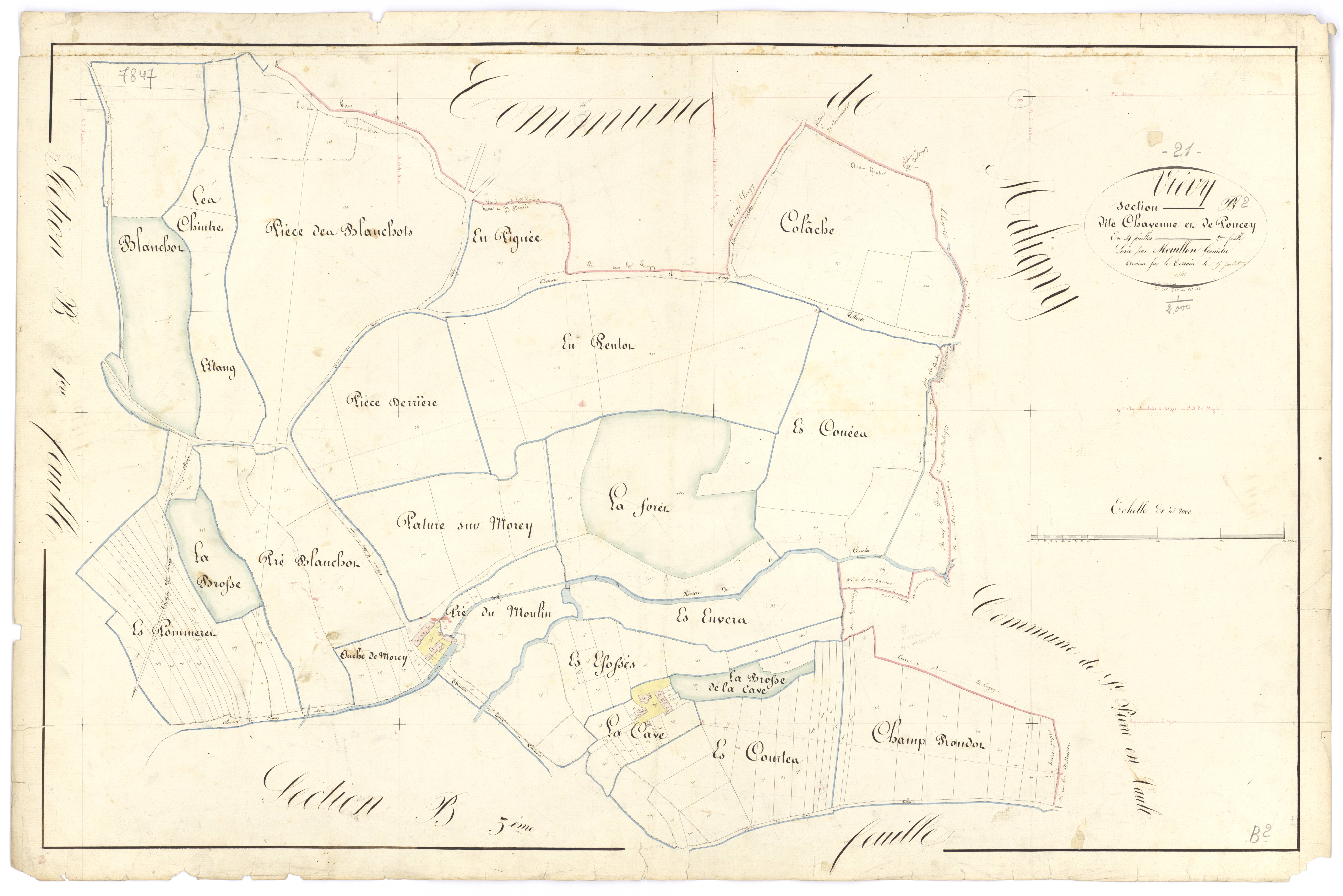Viévy - Section B2 - 3 P PLAN 683/6