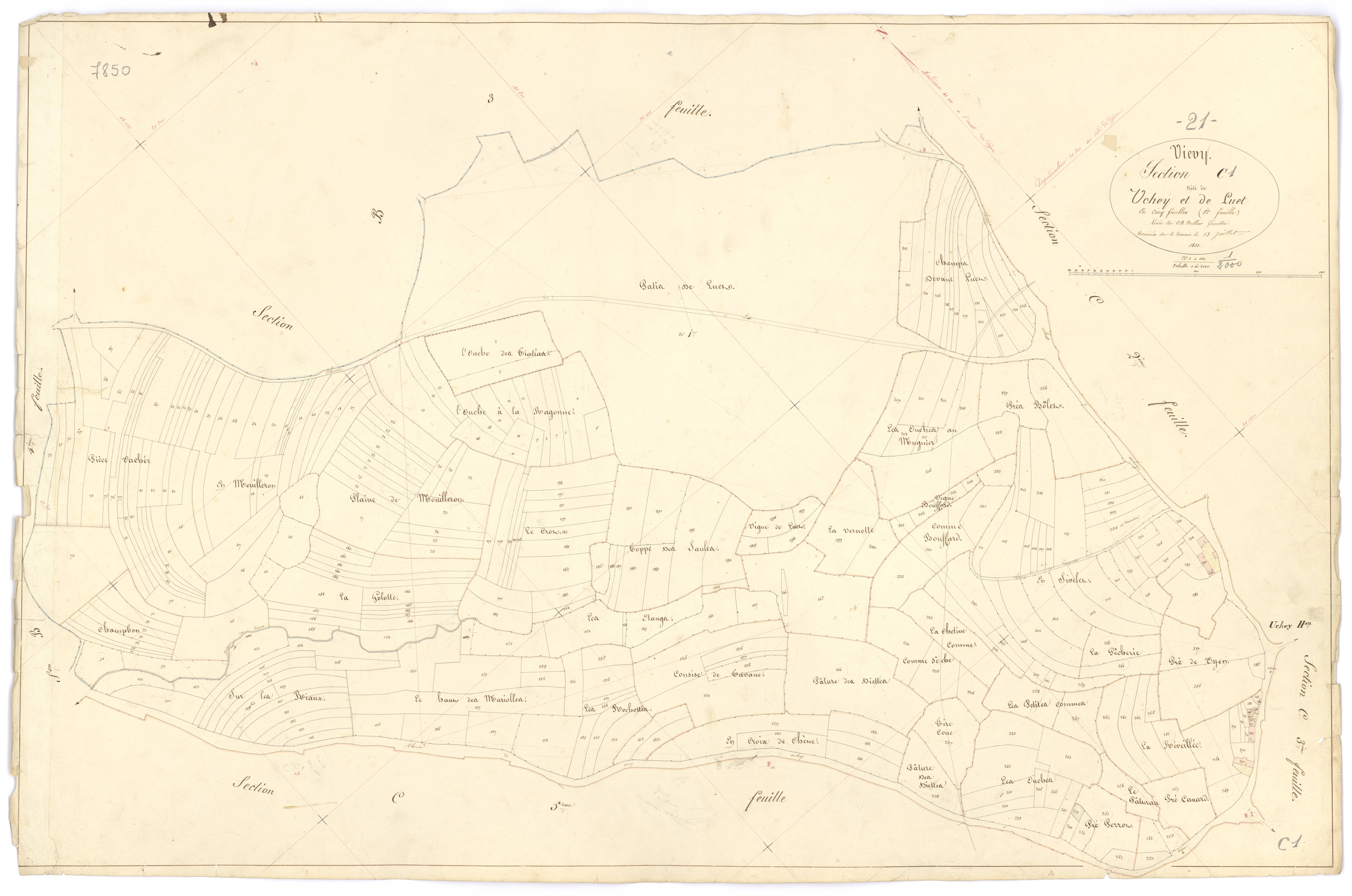 Viévy - Section C1 - 3 P PLAN 683/9