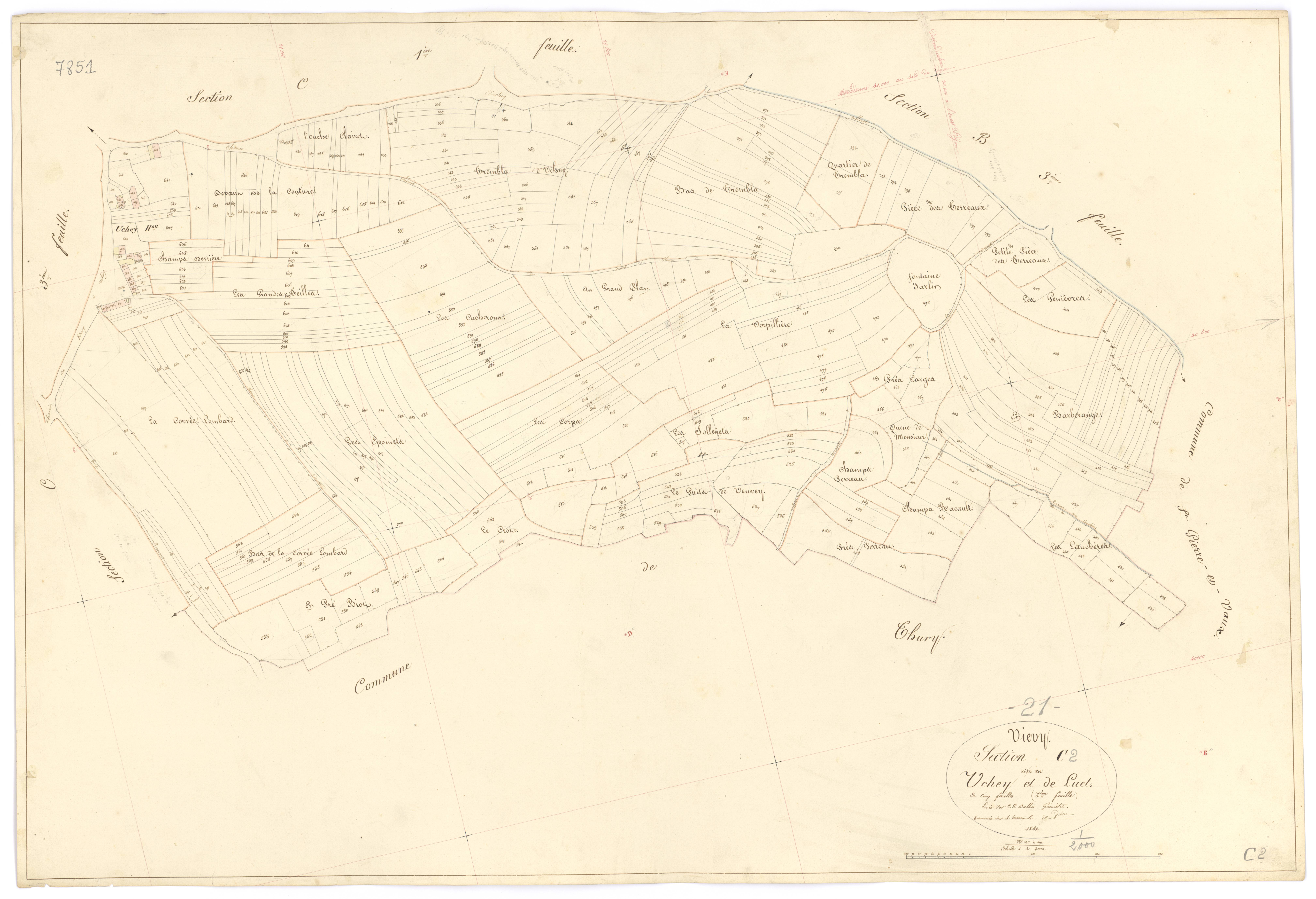 Viévy - Section C2 - 3 P PLAN 683/10